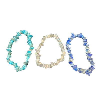 3x  Womens  Stone Bracelets 