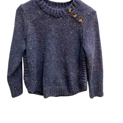 Regatta Womens  Size 10 Crew Neck Jumper Blue / Multicoloured(d) 