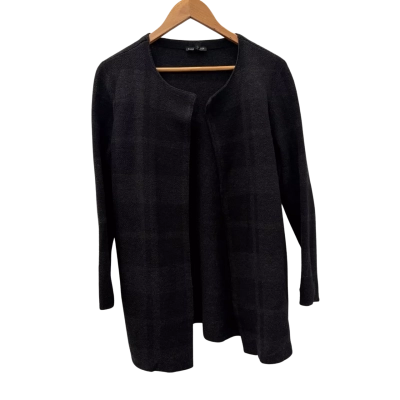Eileen Fisher Womens  Size S Cardigan Black  / Grey 