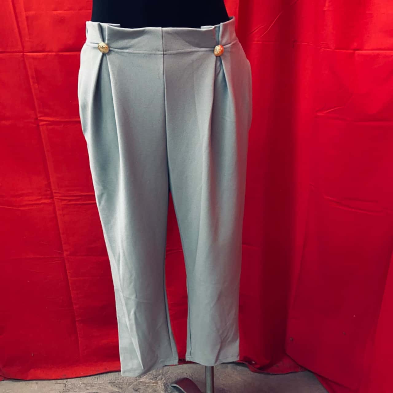 Womens Grey Emery Rose Stylish Pants Size OXL