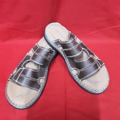 Mens Size 7 Colorado Comfy Leather Quality Slides 