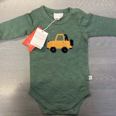 Marquise Kids  Size 000 Playsuit Green 