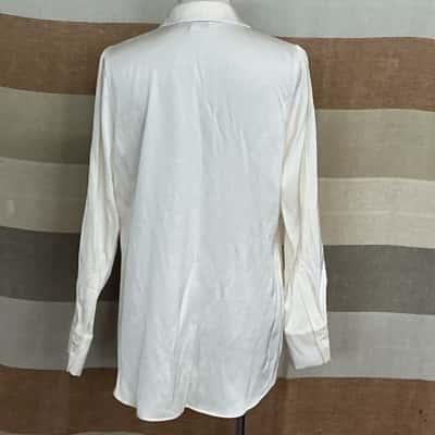 Forever New Womens  Size 12 Blouse Cream 
