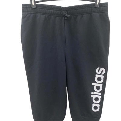 Adidas Womens  Size XL 3/4 length Track Pants Black  