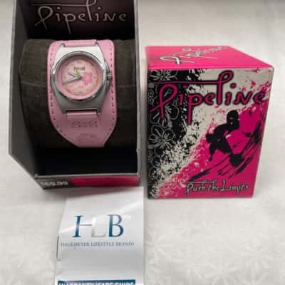  PINK Watch - Pipeline *made need battery *NEW still in box 