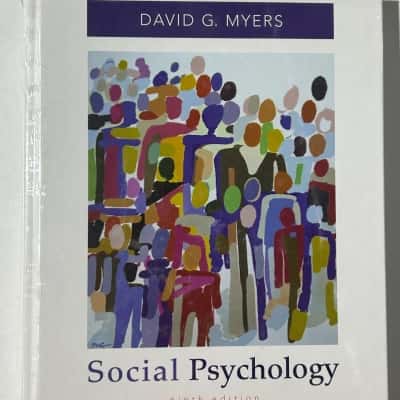 Social Psychology Uni textbook  - new with tags