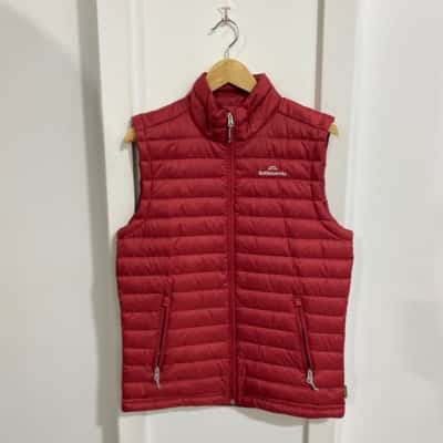 Kathmandu Men s Size S Duck Down 550 Red Puffer Vest s