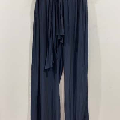 Mela Purdie Womens Blue wide leg pants Size 14