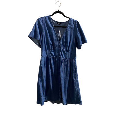BNWT Dotti Womens Size 14 Blue Casual Short Sleeve Dress RRP $69.95 
