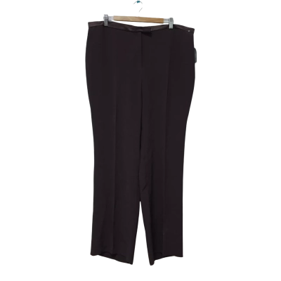 Anthea Crawford Womens  Size 18 Track Pants Brown 
