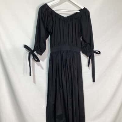  DEL VILLAR Athena dress. Black.size XS.