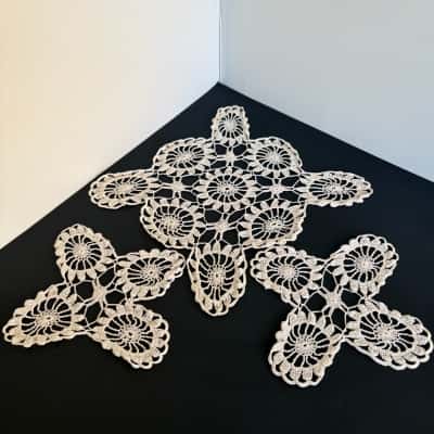 Crocheted Duchess Set 