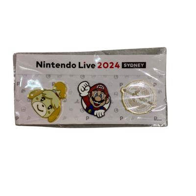Nintendo Live 2024 Sydney Pin Set