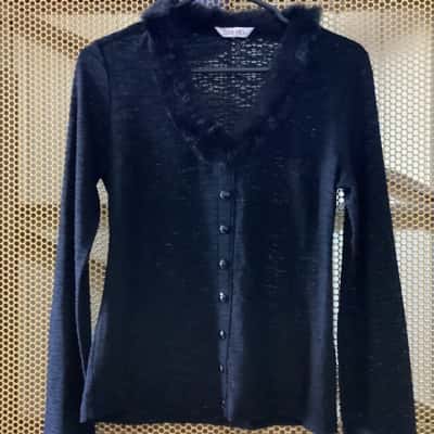 Lisa Ho Womens  Size 10 Long Sleeve Dress Black  