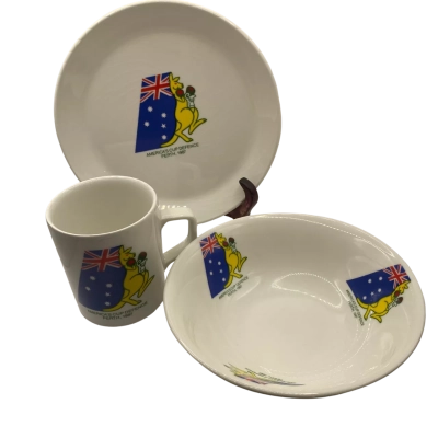 America’s Cup plate, mug & plate set