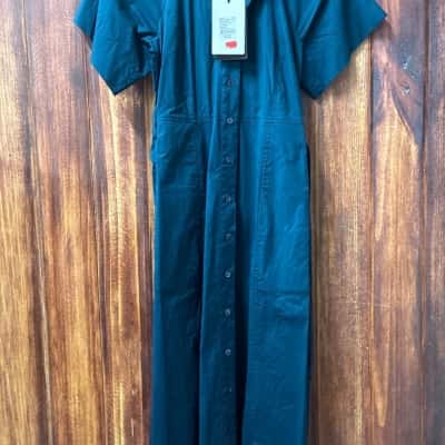 Witchery  Size 6 Teal cotton dress new 