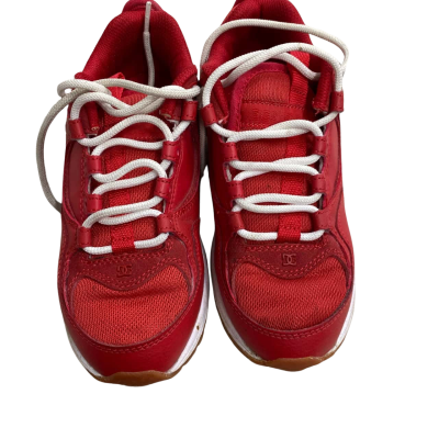 DC Shoes Womens  Size 3 Red / White with box 
