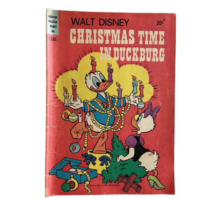 Walt Disney Christmas Time In Duckburg Full Colour Vintage1974 Comic Book