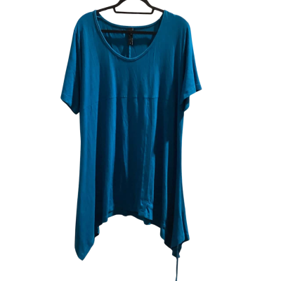Taking Shape Womens  Size L Short Sleeve Shirt Blue 