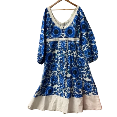  Bohemian Traders Womens  linen cotton blend Size 16 Casual Dress Floral G