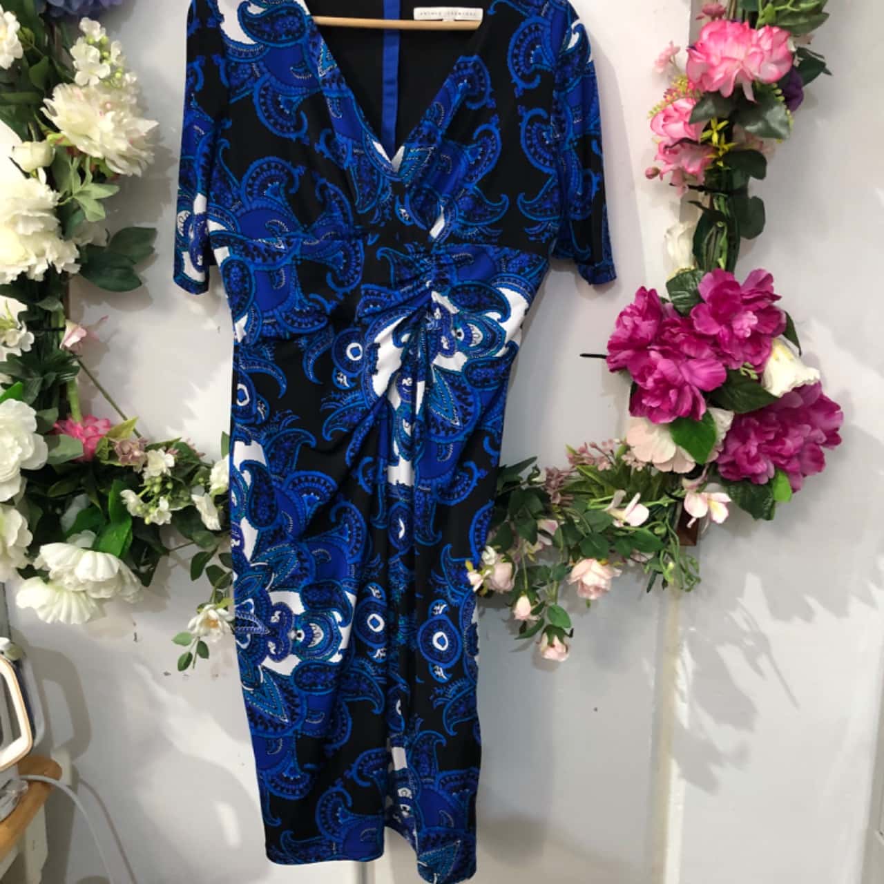 Anthea Crawford Size 16 Blue Dress