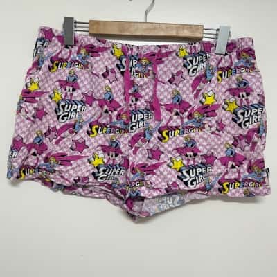 Peter Alexander Women's Size L Pajama Shorts - Supergirl