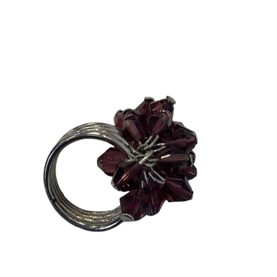 COSTUME - Womens Bead Cluster Finger Ring # 30
