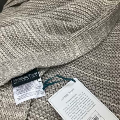 Morgan and Finch home collection cotton throw 125×150 cm