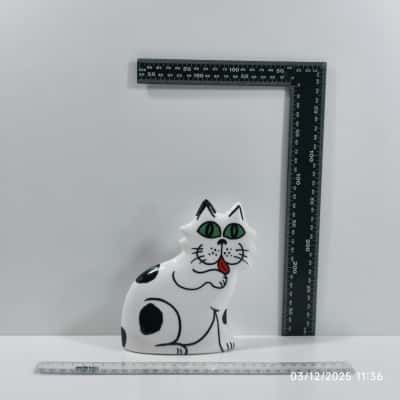 Handmade Signed Kitty Cat Ornament NZ Kilby 