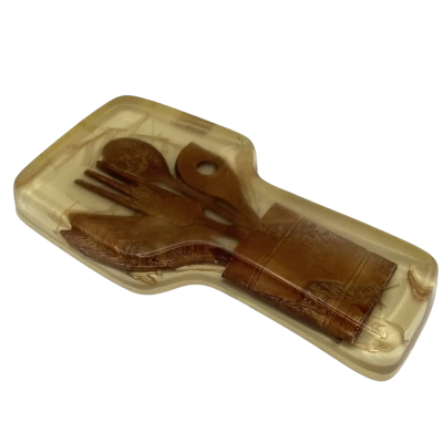Vintage Crystal Craft Spoon Rest   RETRO (Brica S)