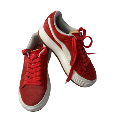 Puma l  Size 36 Burnt Orange suede shoes