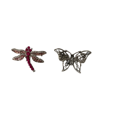  Dragonfly and Butterfly Brooches 