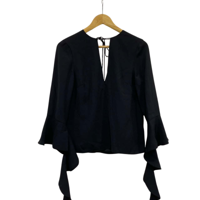 C/MEO Collective Womens  Size XS Long Sleeve Top Black  