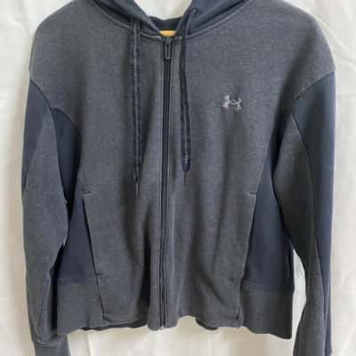 Under Armour Womens  Size M Track Jacket Grey 