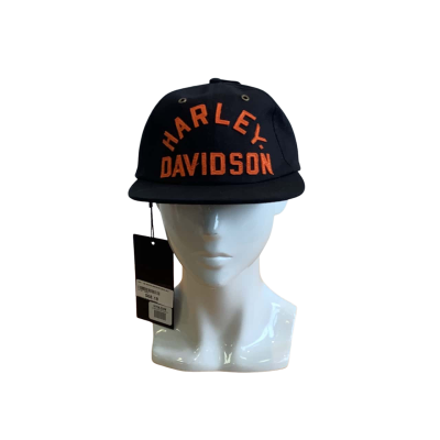 BNWT Harley Davidson Men's Woven Unstructured Cap Black 