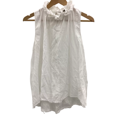AJE Womens  Size 8 Blouse / Sleeveless Top White 
