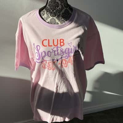 Sportsgirl Womens  Size M T-shirts Pink  