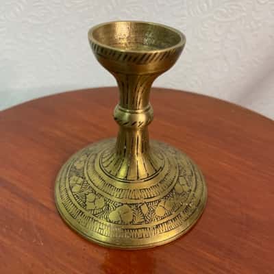 Brass candleholder