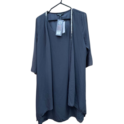 Liz Jordan Womens  Size 14 Cocktail Dress Grey 