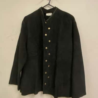  Womens  Size L Leather Jacket Black  