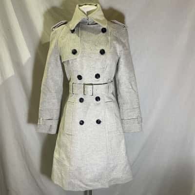 Karen Millen  Size 10 Winter Coat Grey 