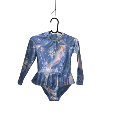 Disney Frozen Blue Swimsuit Size 3