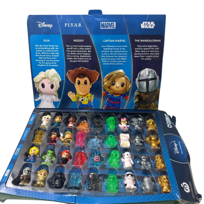 Ooshies complete Disney Pixar Marvel Star Wars box slight damage 