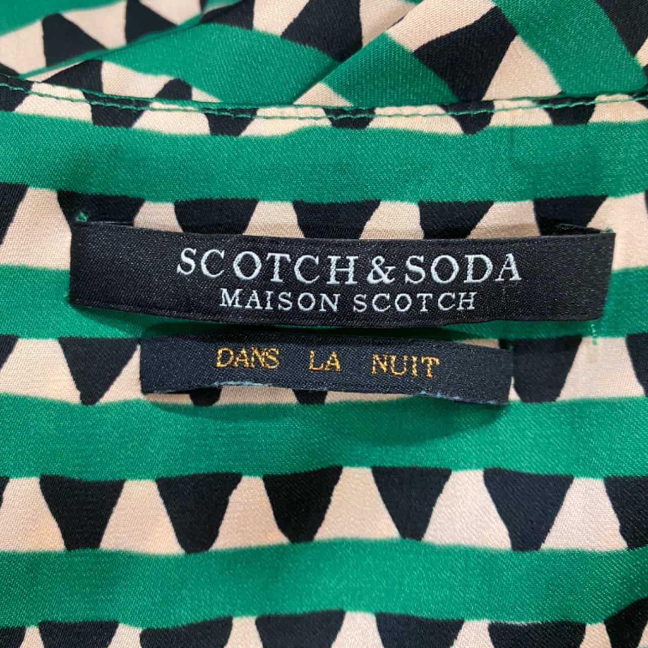 Scotch & Soda Green/Patterned Wrap Maxi Dress Size XS(s) - Used Very Good |  Salvos Stores