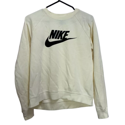 Nike Mens  Size M Cropped Jumper Black  / Cream 