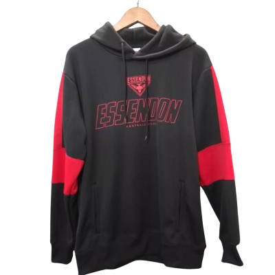 AFL Mens  Size M Black and Red Essendon Hoodie