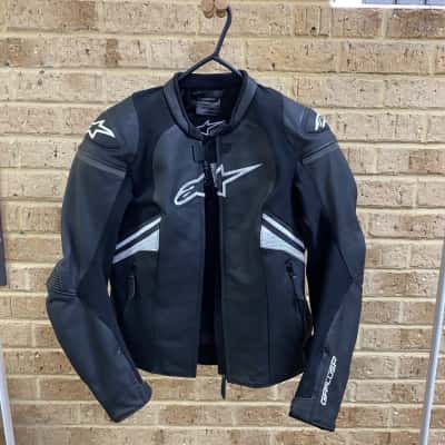  Womens Alphinestars STELLA GP PLUS R v3 AIRFLOW LEATHER JACKET Size USA 8 