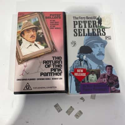 Peter sellers 2 vhs tapes