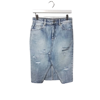 Decjuba Womens  Size 8 Denim Skirt Blue 