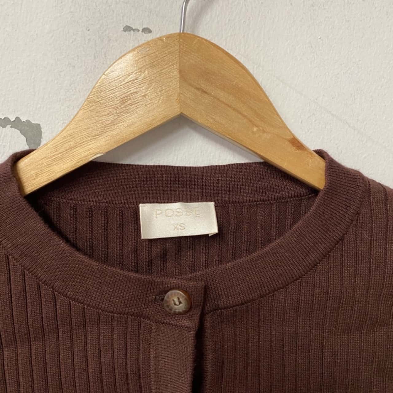 Posse Womens Size XS Cardigans Brown (s)